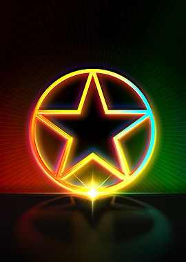 Neon Glyph Mandala Rune