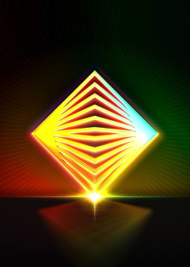 Neon Glyph Mandala Rune