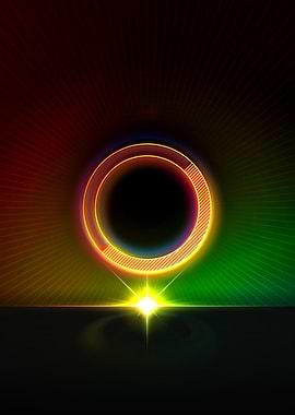 Neon Glyph Mandala Rune