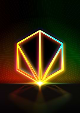 Neon Glyph Mandala Rune