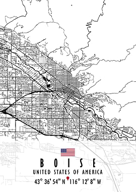 Boise Map USA