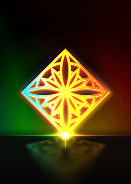 Rainbow Neon Magic Seal