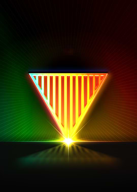 Neon Glyph Mandala Rune