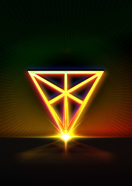 Neon Glyph Mandala Rune