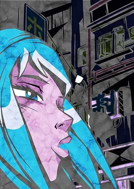 Anime Teenage Girl City