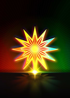 Rainbow Neon Magic Seal