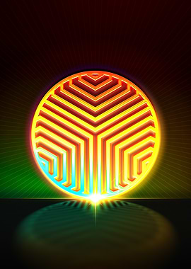 Rainbow Neon Magic Seal