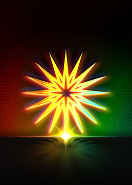 Neon Geometric Glyph Sigil