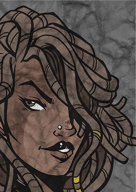 Anime Girl Portrait Art