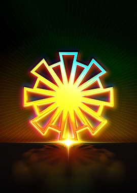 Rainbow Neon Magic Seal