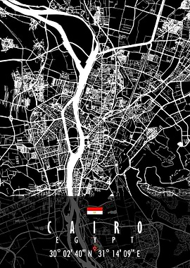 CAIRO MAP EGYPT