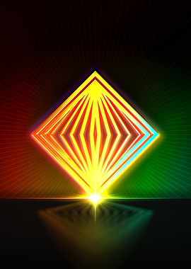 Neon Glyph Mandala Rune