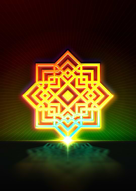 Rainbow Neon Magic Seal