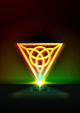 Neon Glyph Mandala Rune