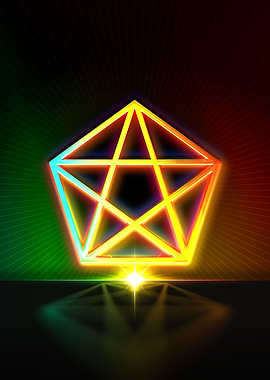 Rainbow Neon Magic Seal