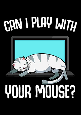 Mouse Cat Laptop Kitten