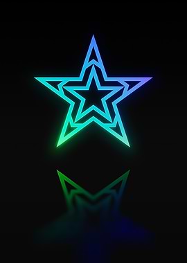 Neon Glyph Mandala Rune