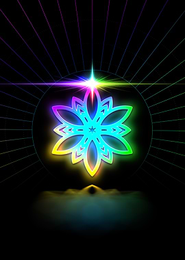 Neon Magic Seal Sign Sigil