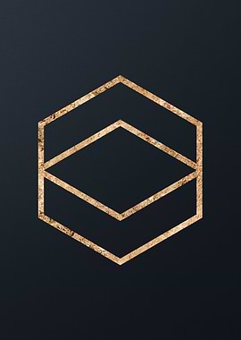 Gold Glyph Mandala Rune