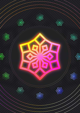 Neon Magic Seal Sign Sigil