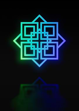 Neon Magic Seal Sign Sigil