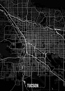 Tucson dark map
