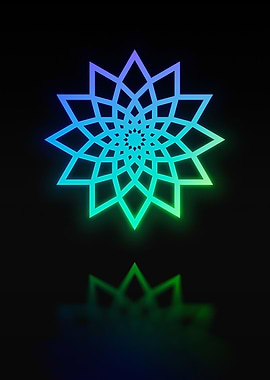 Neon Magic Seal Sign Sigil