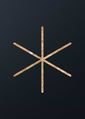 Gold Glyph Mandala Rune