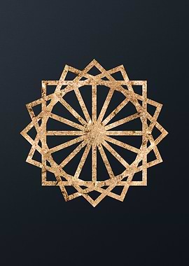 Gold Magic Seal Sign Sigil