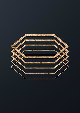 Gold Magic Seal Sign Sigil