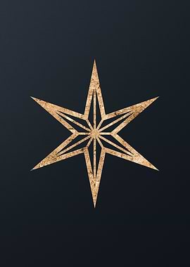 Gold Glyph Mandala Rune