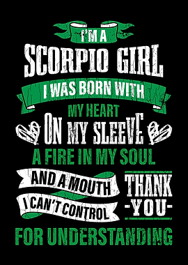 Scorpio Girl Apparel For G