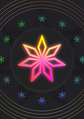 Neon Magic Seal Sign Sigil