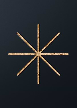 Gold Glyph Mandala Rune