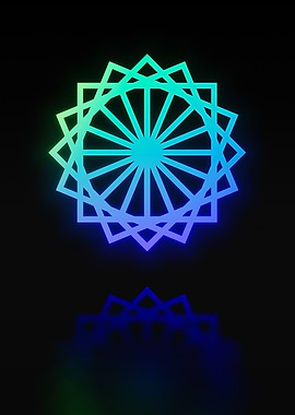 Neon Magic Seal Sign Sigil