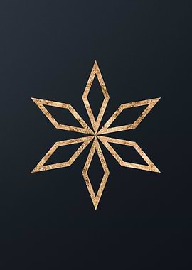 Gold Glyph Mandala Rune