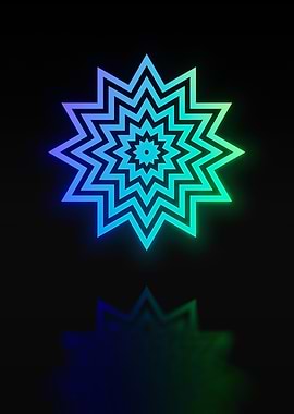 Neon Magic Seal Sign Sigil