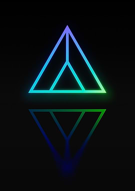 Neon Glyph Mandala Rune