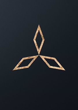 Gold Sacred Geometry Glyph