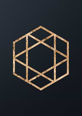 Gold Glyph Mandala Rune