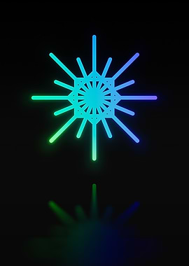 Neon Magic Seal Sign Sigil