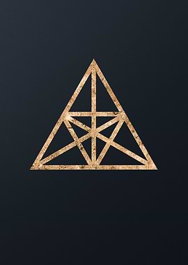 Gold Magic Seal Sign Sigil