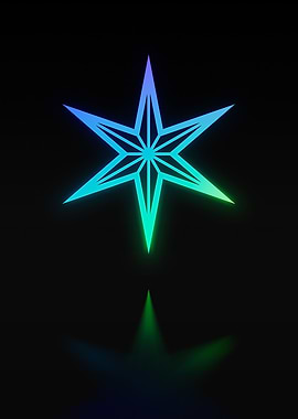 Neon Magic Seal Sign Sigil