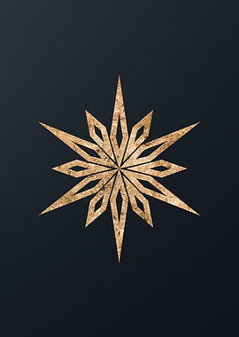 Gold Glyph Mandala Rune