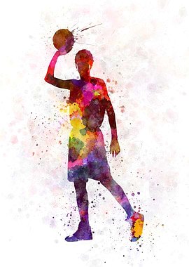 young basketball player