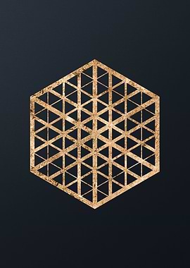 Gold Glyph Mandala Rune