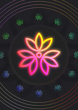 Neon Magic Seal Sign Sigil