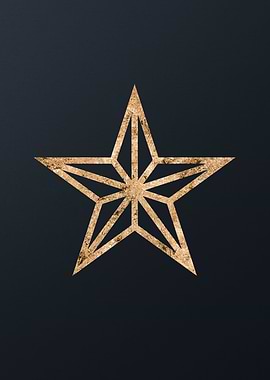 Gold Geometric Glyph Sigil