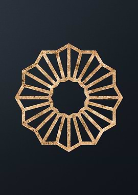 Gold Magic Seal Sign Sigil