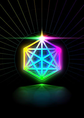 Neon Magic Seal Sign Sigil